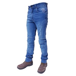 BOLDER 1722 Kalhoty Kevlar jeans stretch modrá