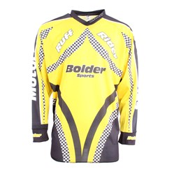 BOLDER 41 Triko Motocross žluté