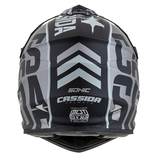 CASSIDA Cross Cup Sonic, přilba (šedá matná/černá)