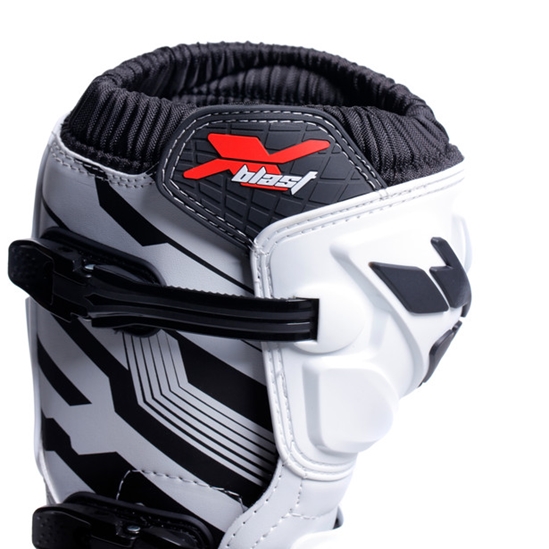 TCX X-BLAST moto boty černá/bílá/červená