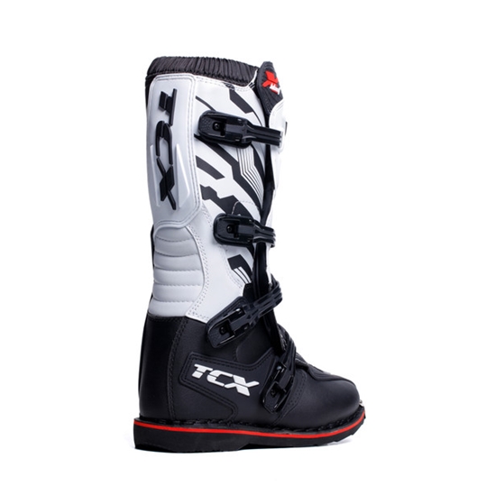 TCX X-BLAST moto boty černá/bílá/červená