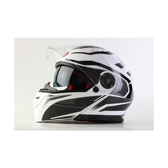MAXX FF 950 Helma vyklápěcí bílá / černá