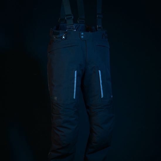 OXFORD ADVANCED HINTERLAND 1.0 DRY2DRY™ ZKRÁCENÉ kalhoty černá