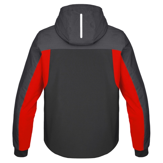 SPIDI HOODIE H2OUT bunda černá/antracit/červená