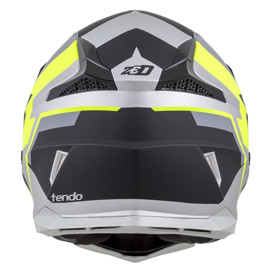 ZED X1.9D TENDO, přilba dětská (černá matná/tmavě šedá/světle šedá/žlutá fluo)