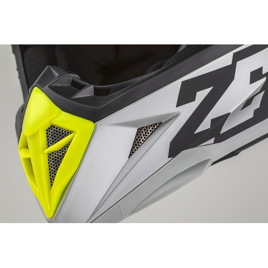 ZED X1.9D TENDO, přilba dětská (černá matná/tmavě šedá/světle šedá/žlutá fluo)