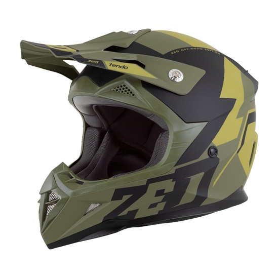 ZED X1.9 TENDO, přilba (tmavě zelená/světle zelená)