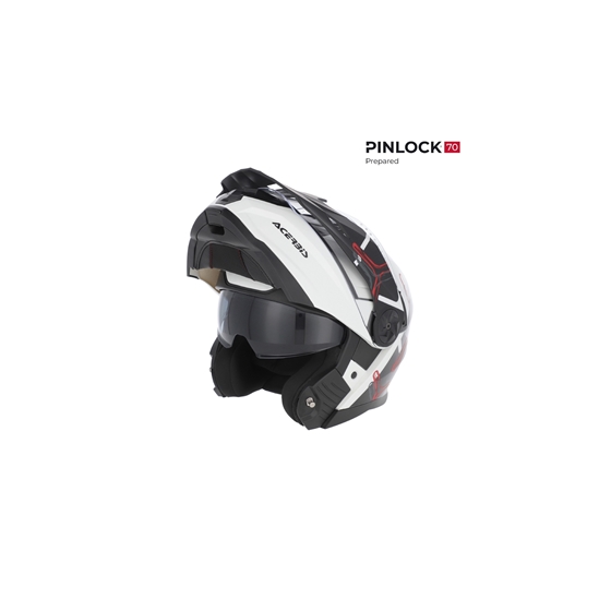 Acerbis RIDER GRAPHIC přilba adventure bílá/černá