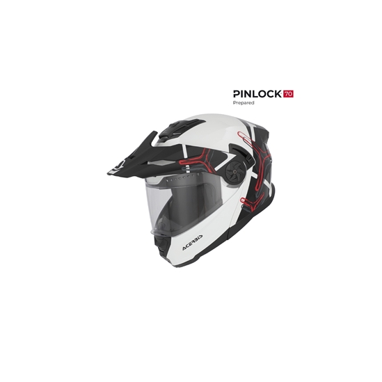 Acerbis RIDER GRAPHIC přilba adventure bílá/černá
