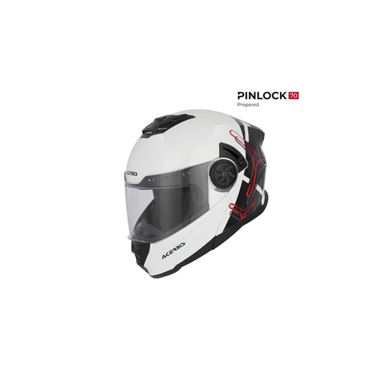 Acerbis RIDER GRAPHIC přilba adventure bílá/černá
