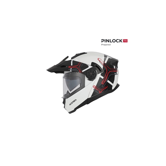 Acerbis RIDER GRAPHIC přilba adventure bílá/černá