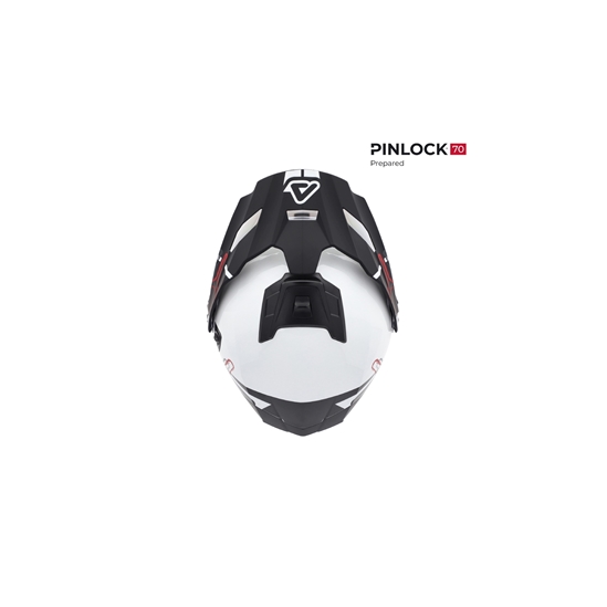 Acerbis RIDER GRAPHIC přilba adventure bílá/černá