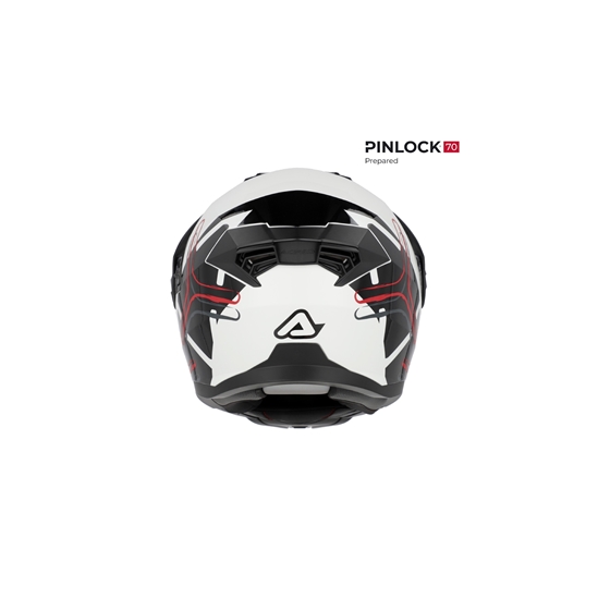 Acerbis RIDER GRAPHIC přilba adventure bílá/černá