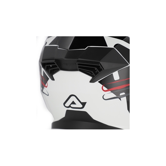 Acerbis RIDER GRAPHIC přilba adventure bílá/černá