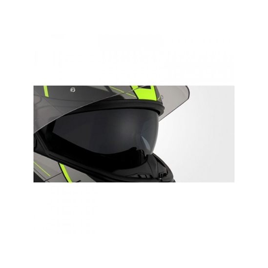 MAXX FF 965 Intergální helma černá - zelená