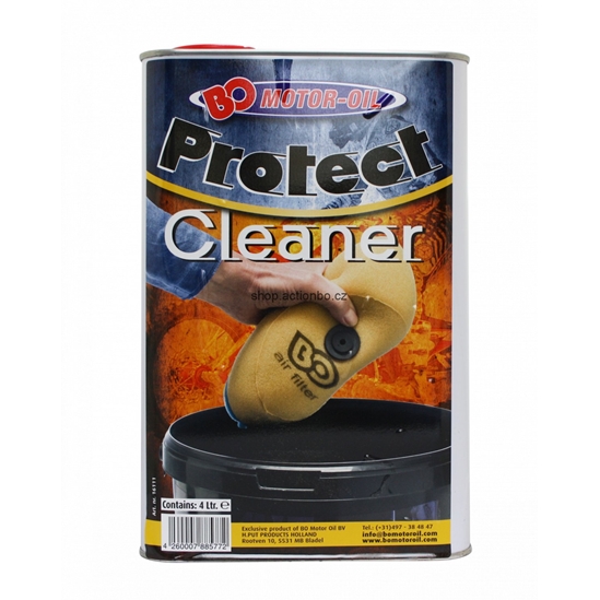 BO MOTOR OIL Protect Cleaner, mytí na filtry, 4 l