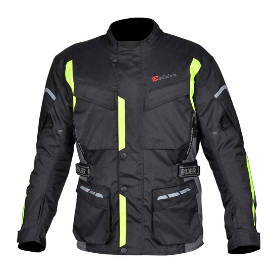 BOLDER 549 Bunda Enduro černá/fluo žlutá