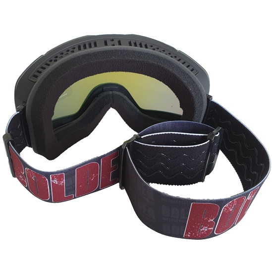 BOLDER M4-30S magnetické motokrosové brýle červené