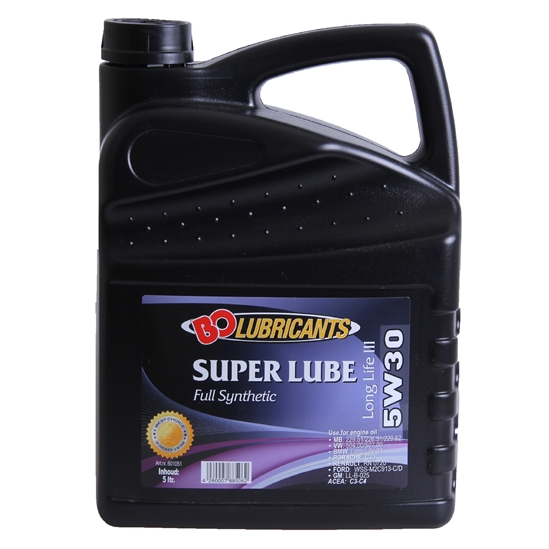 BO MOTOR OIL SUPER-LUBE 5W-30 VW 507 LongLife, 5 L