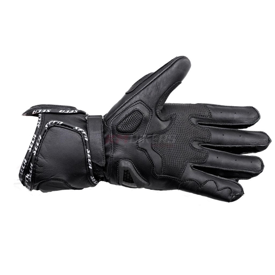 SECA Atom II Moto rukavice černá