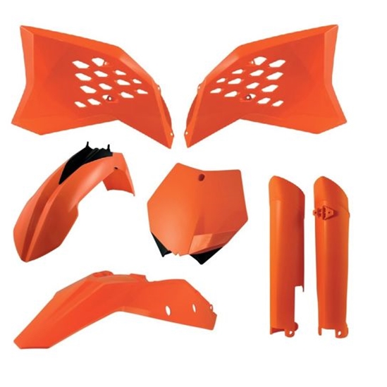 ACERBIS plastový full kit KTM SX-F 07-10, oranžová
