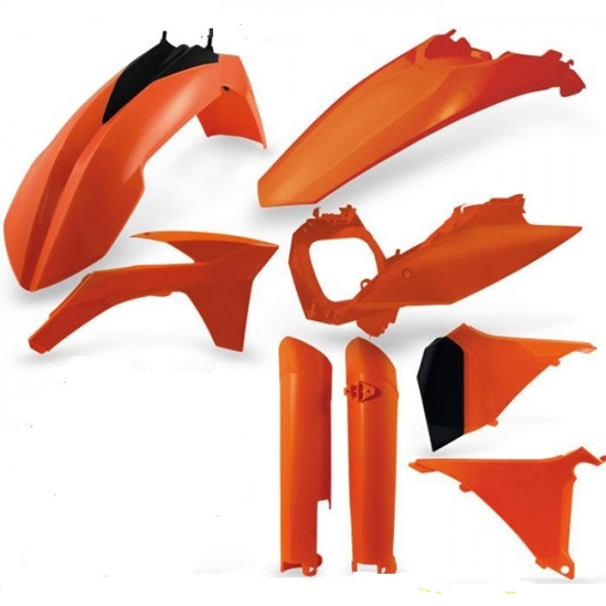 ACERBIS plastový full kit KTM EXC-F 12/13, oranžová