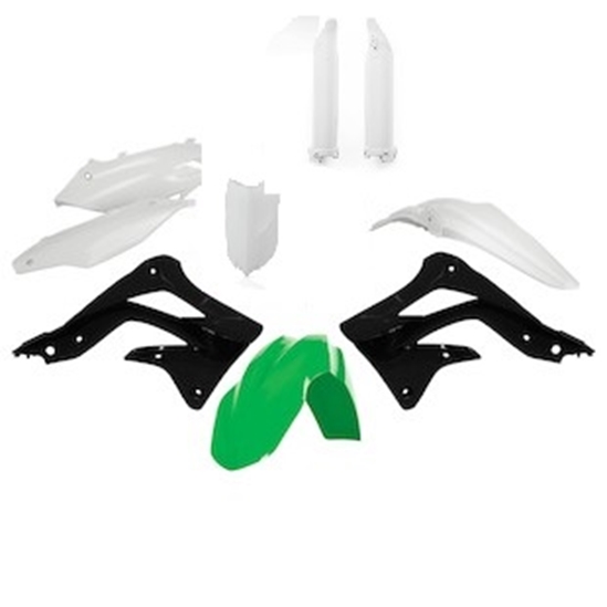 ACERBIS plastový full kit KXF 450 13/15, černá/zelená