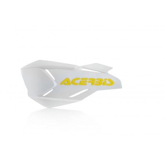 ACERBIS náhradní plast k chráničům páček X-FACTORY bez montážního kitu bílá/žlutá