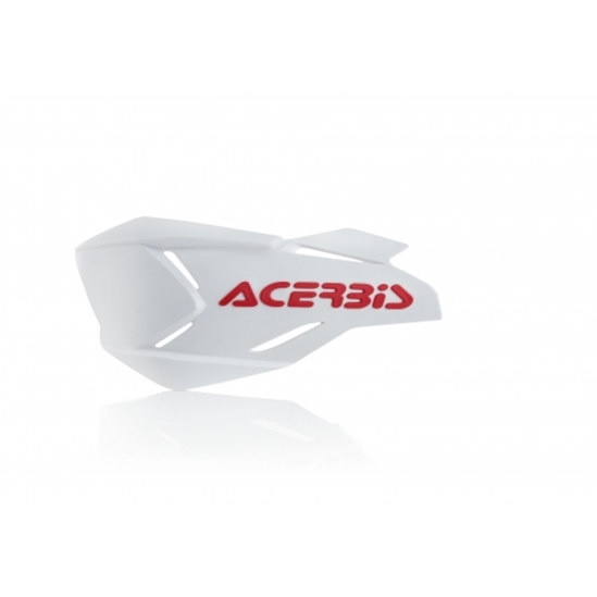 ACERBIS náhradní plast k chráničům páček X-FACTORY bez montážního kitu bílá/červená