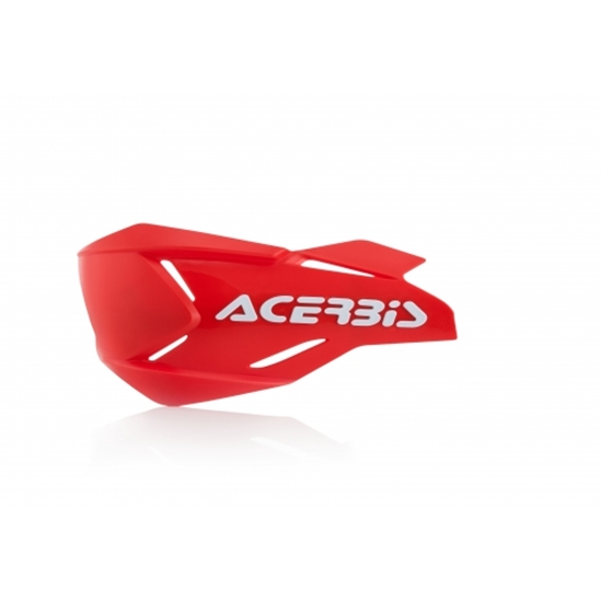 ACERBIS náhradní plast k chráničům páček X-FACTORY bez montážního kitu červená/bílá