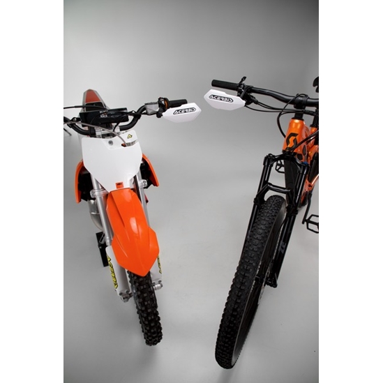 ACERBIS chrániče páček X-ELITE minicross/MTB/E-BIKE modrá/bílá