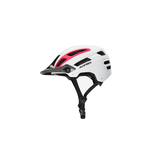 Acerbis DOUBLEP cyklistická přilba MTB bílá / růžová