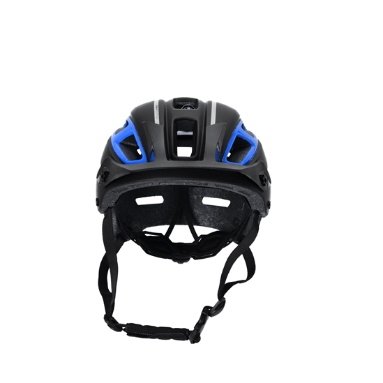 Acerbis DOUBLEP cyklistická přilba MTB černá/modrá