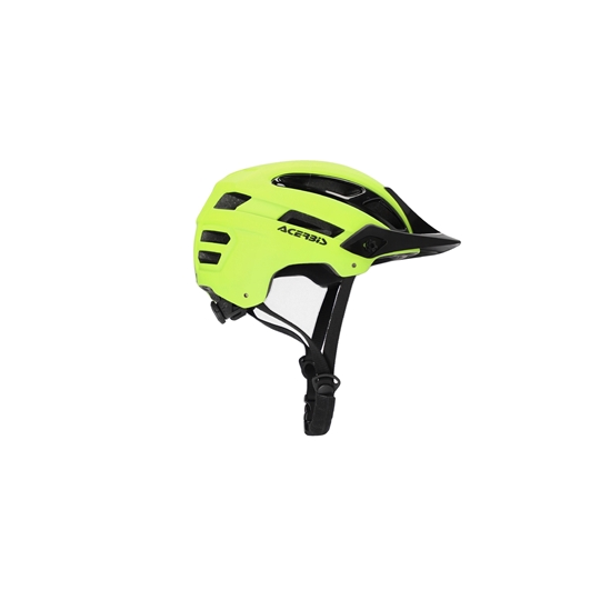 Acerbis DOUBLEP cyklistická přilba MTB černá/fluo žlutá/černá