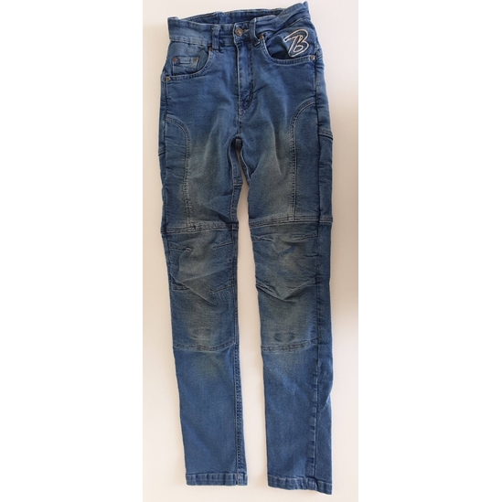 BOLDER 1722 Kalhoty Kevlar jeans stretch modrá (BAZAR)