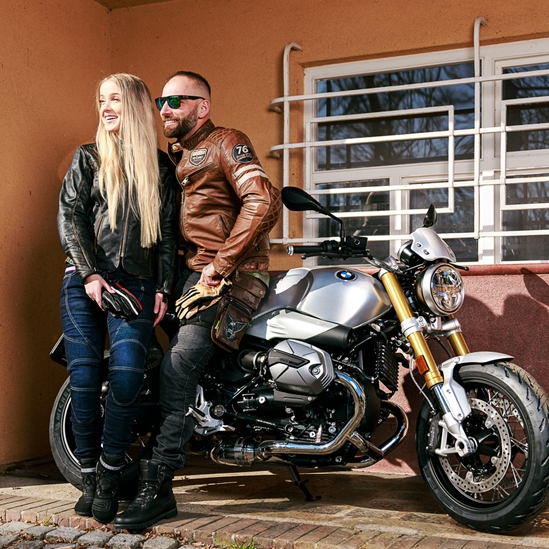W-TEC Rafael Dámské moto džíny modrá