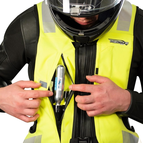 Helite e-Turtle HiVis airbagová vesta