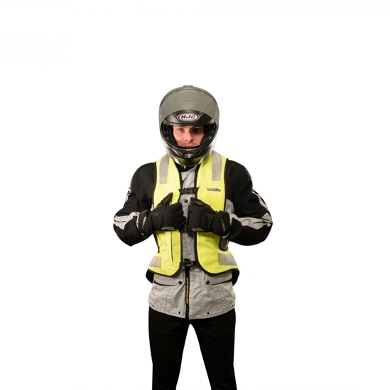 Helite e-Turtle HiVis airbagová vesta