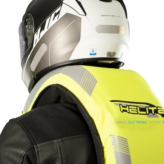 Helite e-Turtle HiVis airbagová vesta rozšířená