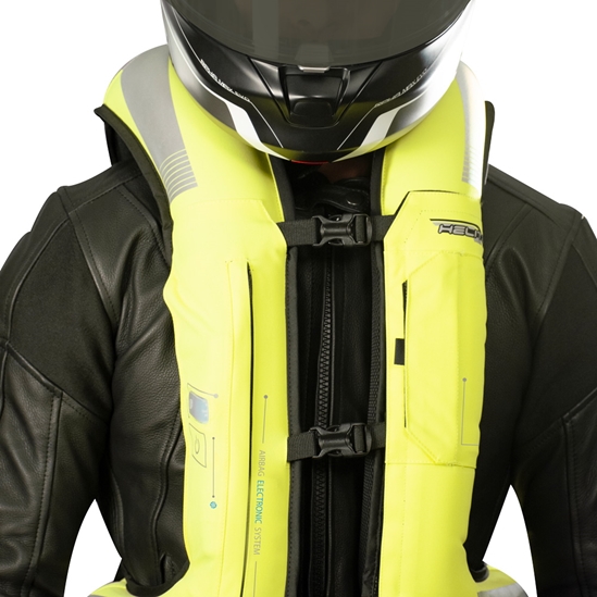 Helite e-Turtle HiVis airbagová vesta rozšířená