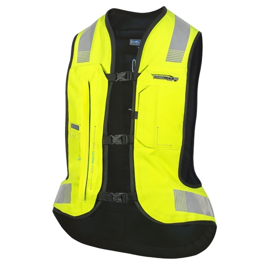 Helite e-Turtle HiVis airbagová vesta rozšířená