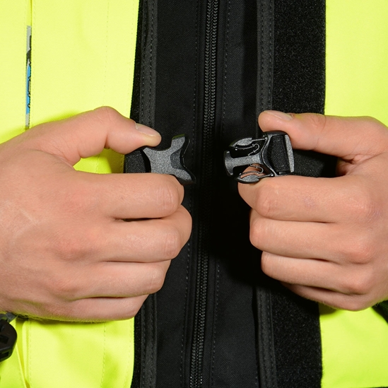 Helite Turtle 2 HiVis airbagová vesta rozšířená