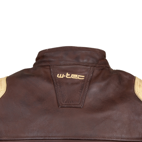 W-TEC Retro pánská kožená moto bunda