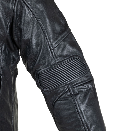 W-TEC Black Heart Wings Leather Jacket Pánská kožená bunda