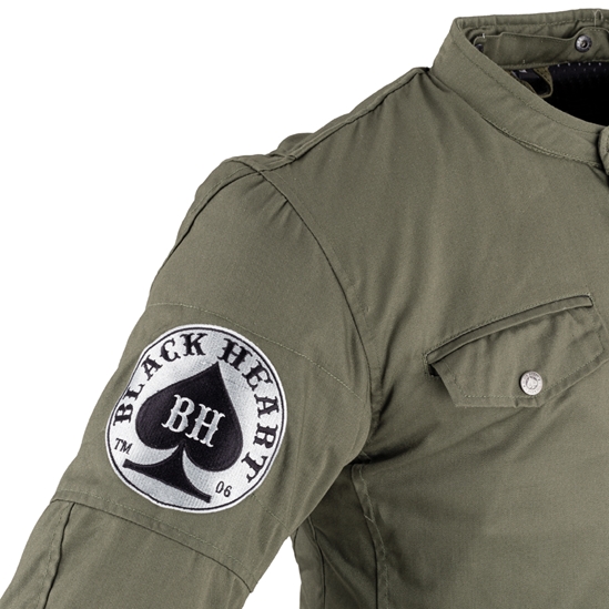 W-TEC Black Heart Hat Skull Jacket s aramidem Pánská bunda