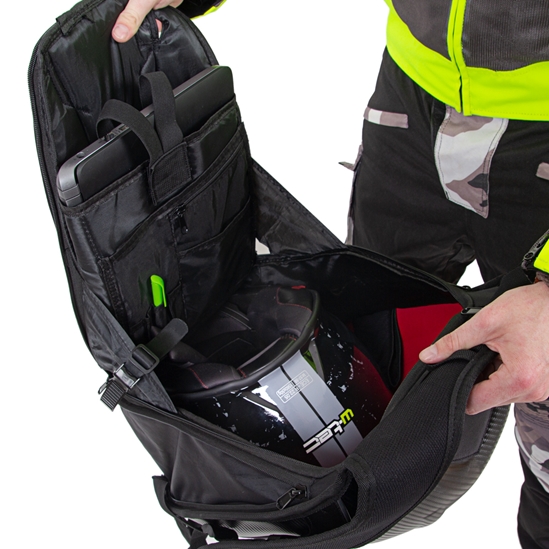 W-TEC Shellter Skořepinový moto batoh černý