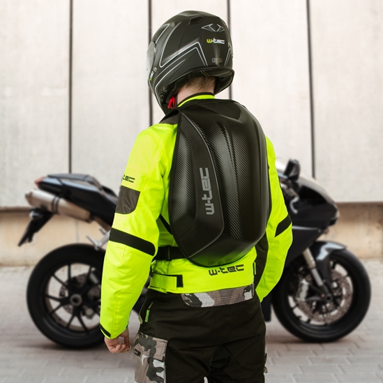 W-TEC Shellter Skořepinový moto batoh černý