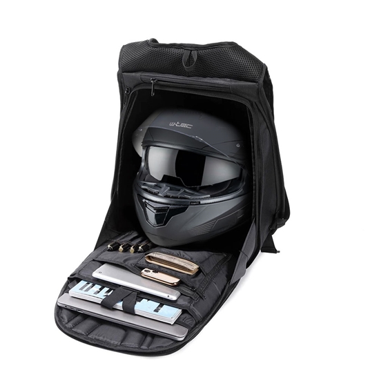 W-TEC Shellter Skořepinový moto batoh černý