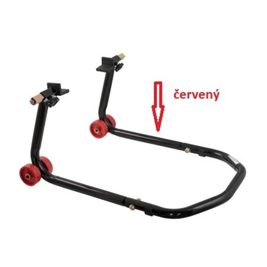 A-PRO CM-7558-RD červený zadní moto stojan