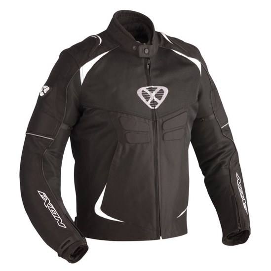 IXON Sismic Sport 1015 pánská textilní bunda černá/bílá